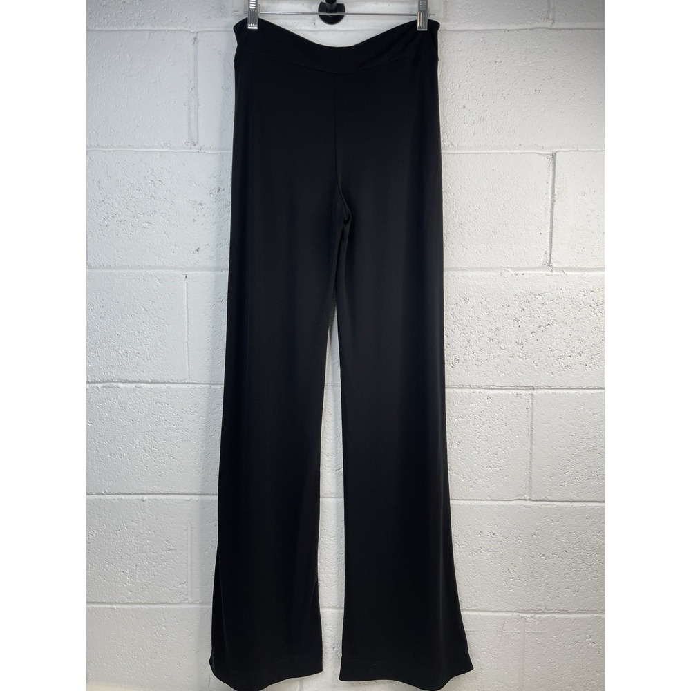 BCBG Maxazria Pants Women's Black Leggings Flared Leg Size S - Picture 7 of 7